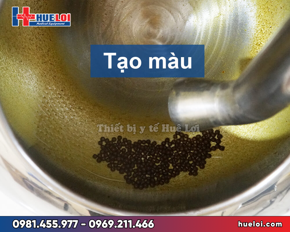 Máy bao viên hoàn BY-400 - lòng nồi 