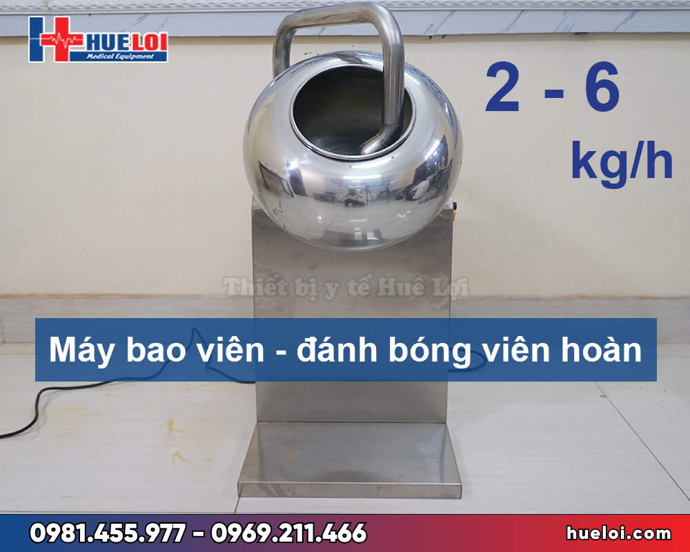 Máy bao viên hoàn - công suất