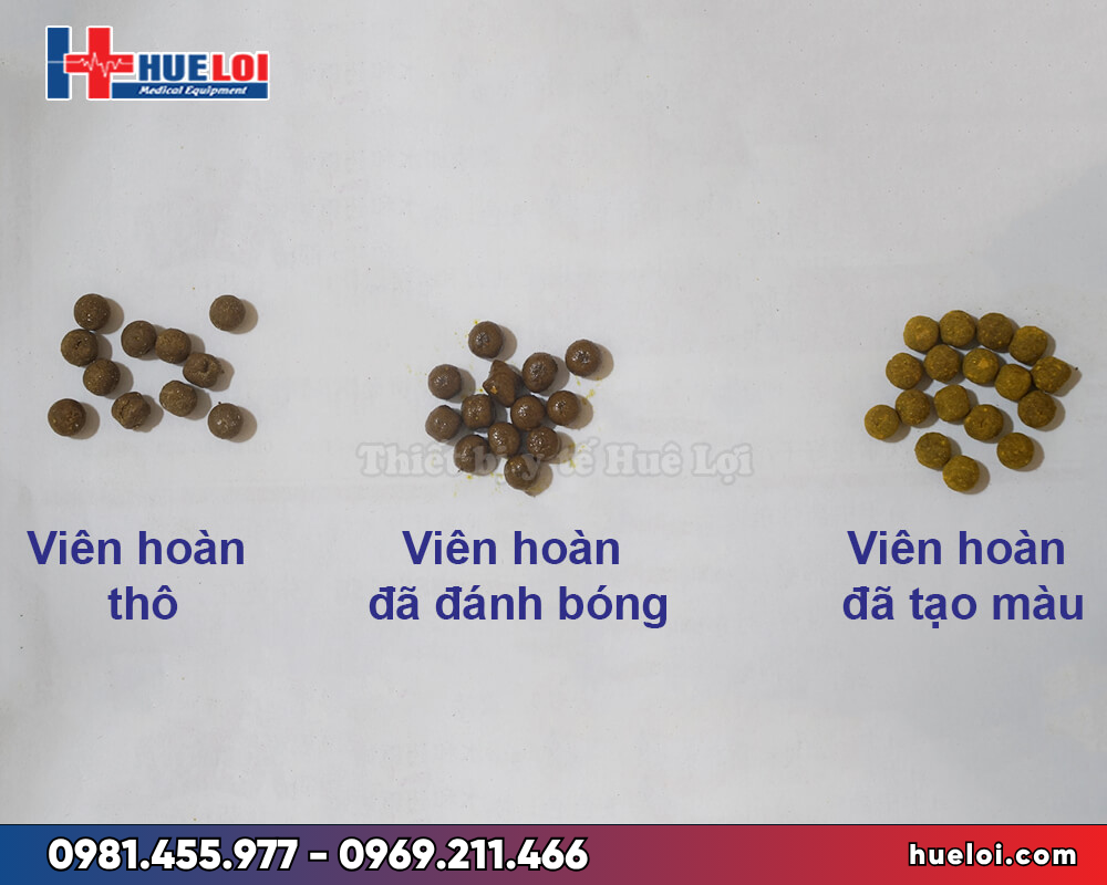 Máy bao viên hoàn BY- viên hoàn thành phẩm 
