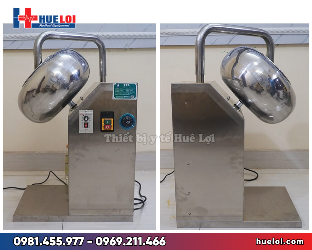 Máy bao viên hoàn BY-400 - tổng thể nồi bao áo 400 mm
