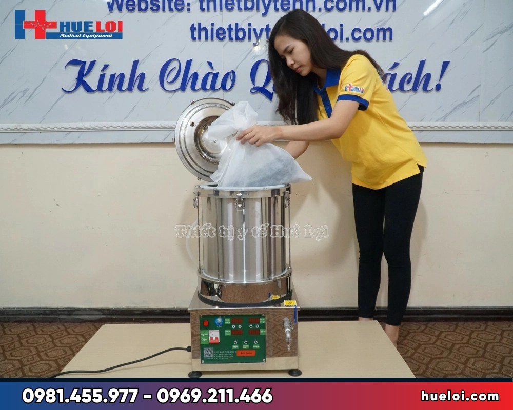 Nồi sắc thuốc inox YJDW20 - bình chứa thuốc 20 lít thép 304