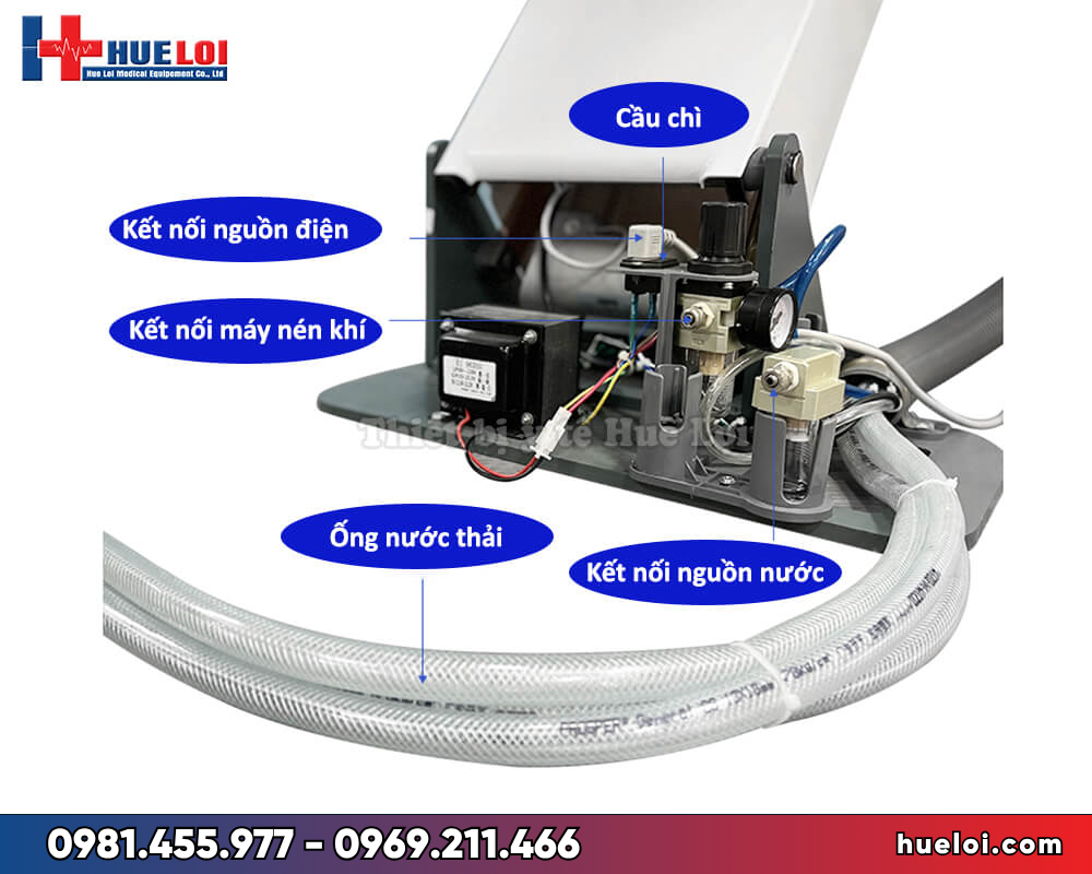 ghế nha khoa TJ 2688A1 - hệ thống điện chân ghế