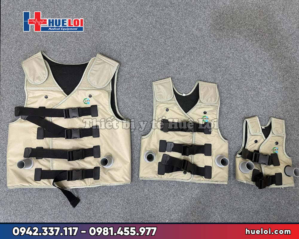 Các size áo của máy vỗ rung