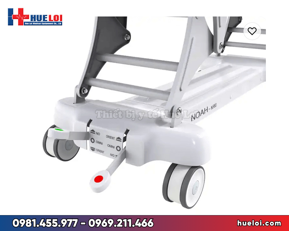 giường tắm cho bệnh nhân di động - bánh xe di chuyển 