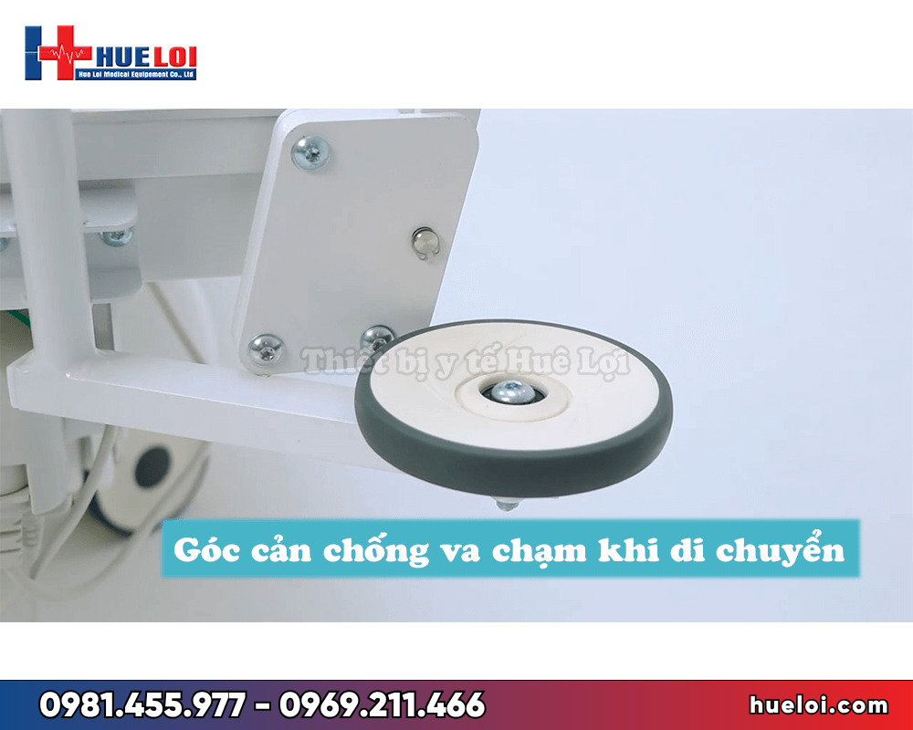 giường tắm cho bệnh nhân di động - bánh xe chống va đập 