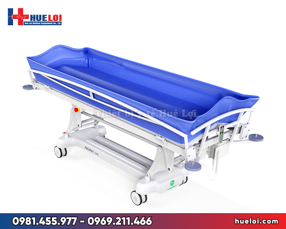 giường tắm cho bệnh nhân di động - toàn cảnh