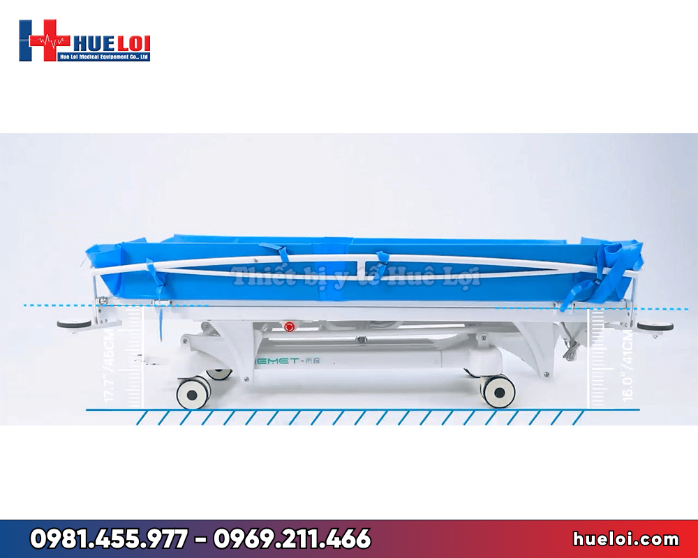 giường tắm cho bệnh nhân di động 