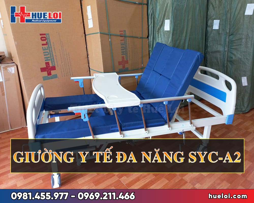 giường y tế 4 tay quay SYC-A2- toàn cảnh