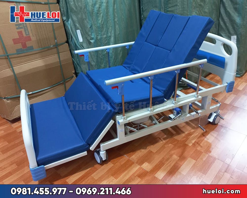 giường y tế 4 tay quay A01-I đa năng chăm sóc bệnh nhân
