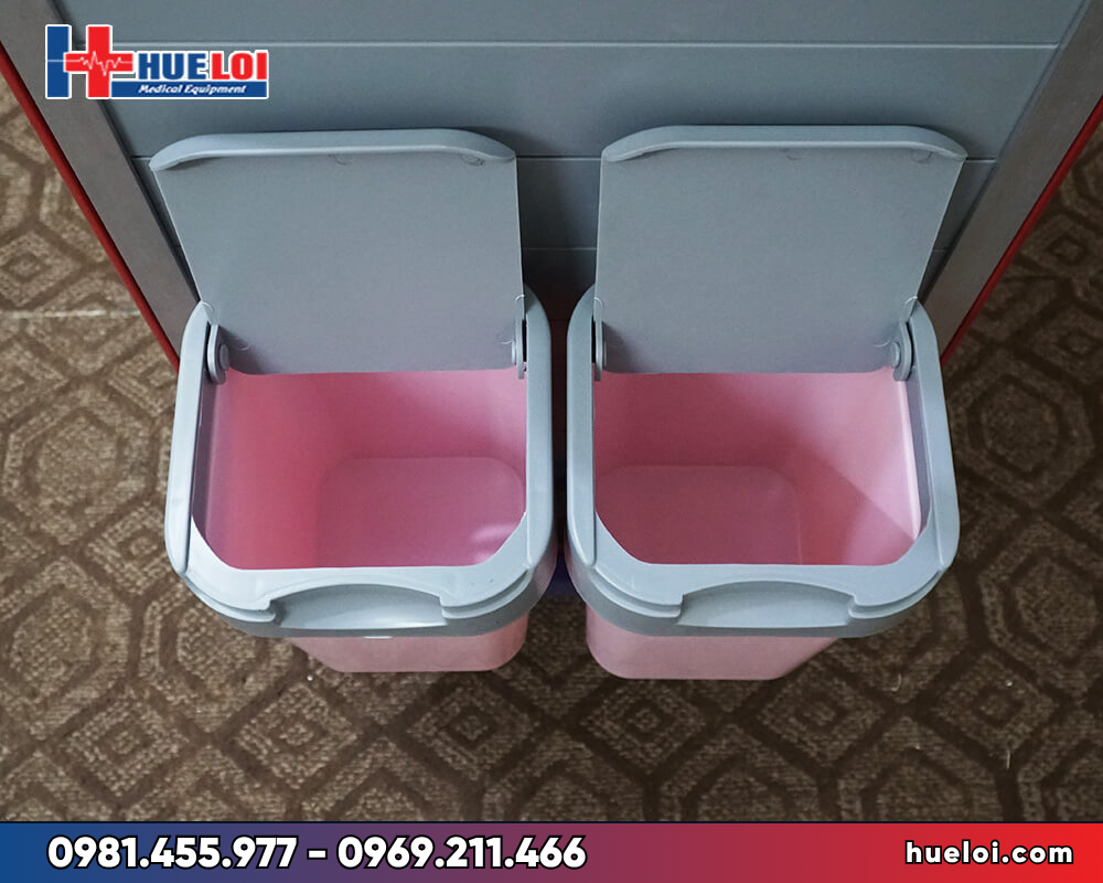 Xe tiêm cao cấp HL3 - thùng chứa rác thải
