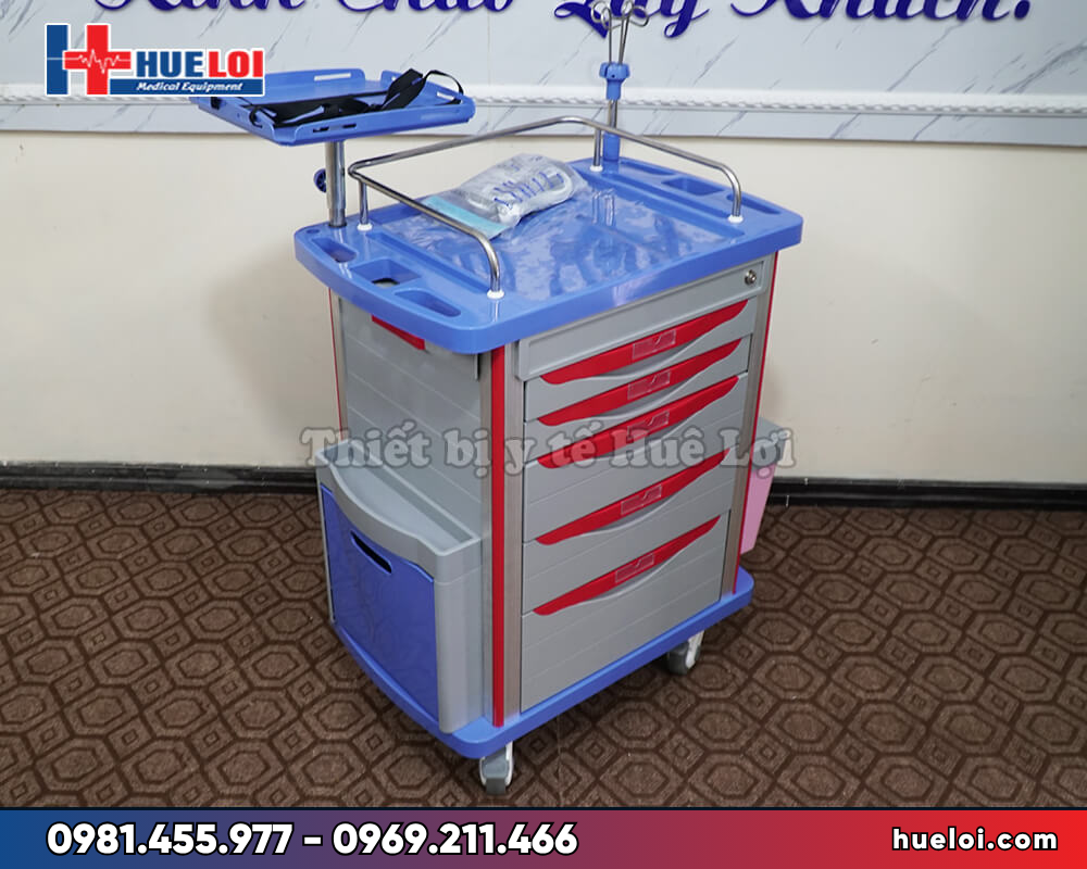 xe đẩy thuốc y tế cao cấp - toàn cảnh