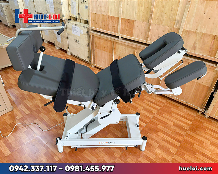 giường nắn chỉnh Coinfycare EL07 - góc nâng hạ đầu giường từ -15 đến +35 độ