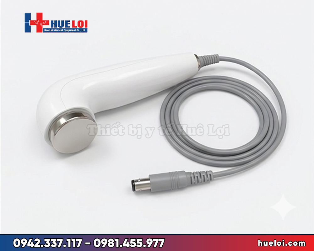 máy siêu âm trị liệu đơn tần HB810A - cận cảnh mặt phát đầu dò tần số 1MHz