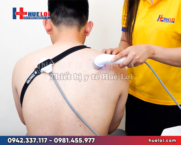 máy siêu âm trị liệu đa tần HB810B - đội ngũ kỹ thuật Huê Lợi hướng dẫn vận hành