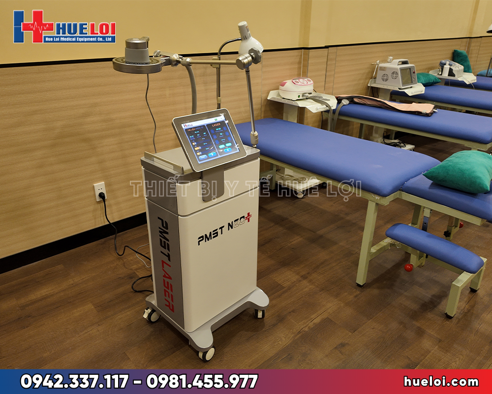 máy từ trường kết hợp diode laser PMST NEO+ - toàn cảnh khối máy chính hãng