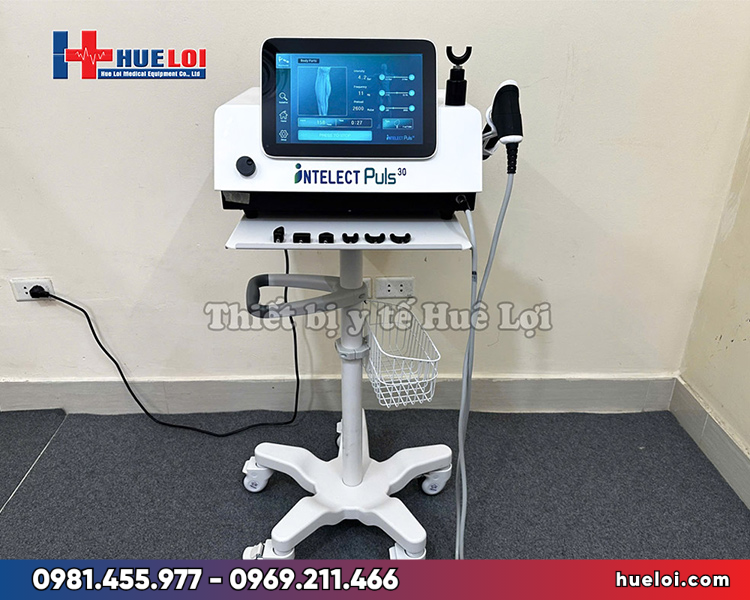 Sóng xung kích phân kỳ Intelect Puls 30 - cận cảnh chi tiết vỏ máy