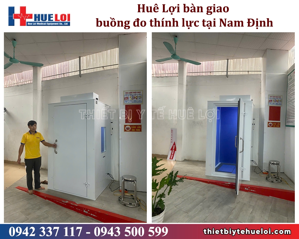 huê lợi bàn giao buồng đo thính lực tại nam định