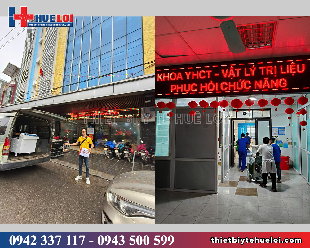 huê lợi bàn giao thiết bị yhct cho bệnh viện