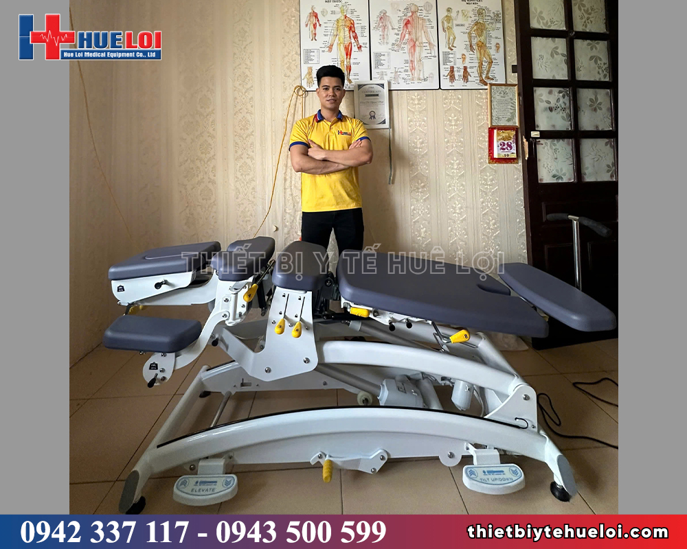 huê lợi bàn giao giường chiropractic