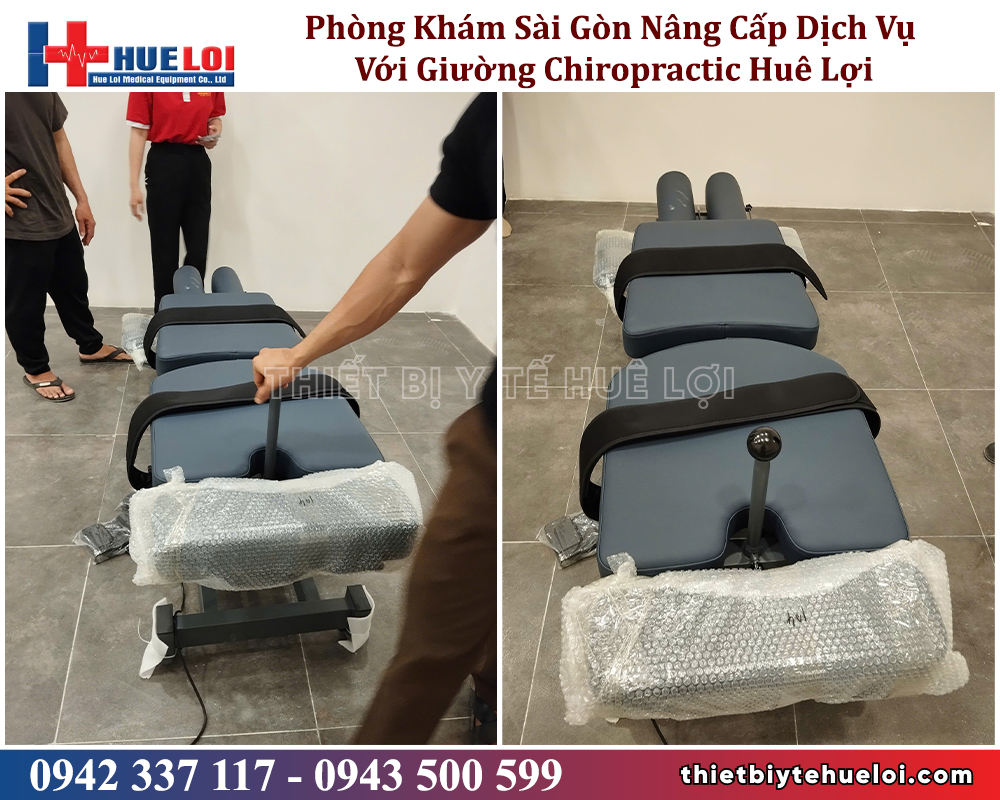 huê lợi lắp ráp giường chiropractic sài gòn
