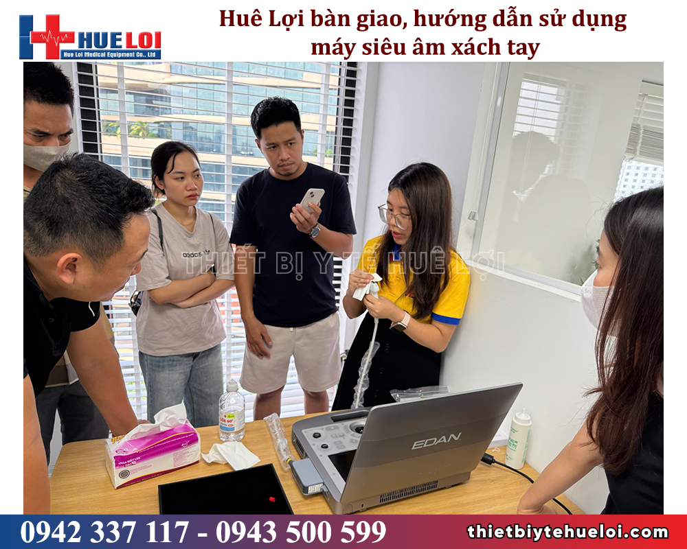 huê lợi cung cấp máy siêu âm phòng khám trị liệu