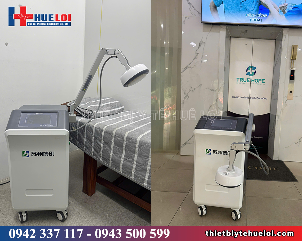 máy vi sóng trị liệu cơ xương khớp