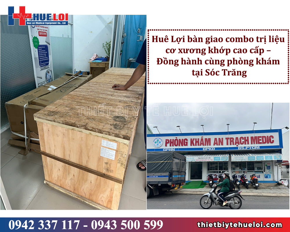 huê lợi cung cấp thiết bị trị liệu phòng khám sóc trăng