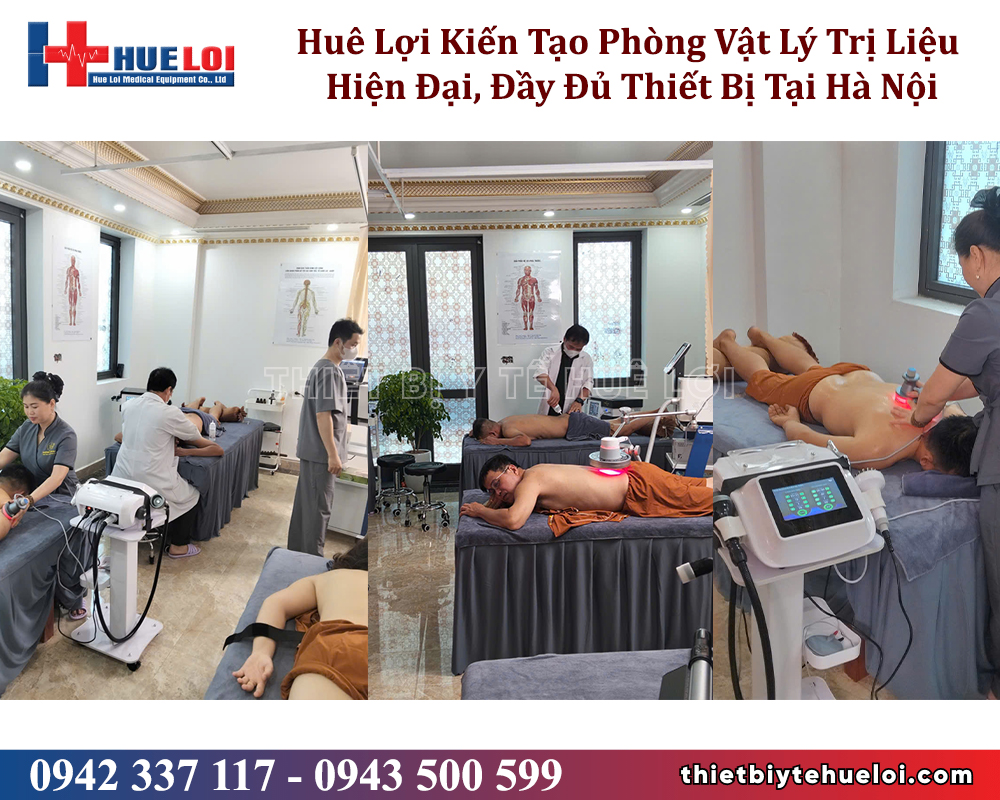 trọn bộ thiết bị trị liệu chính hãng phòng khám