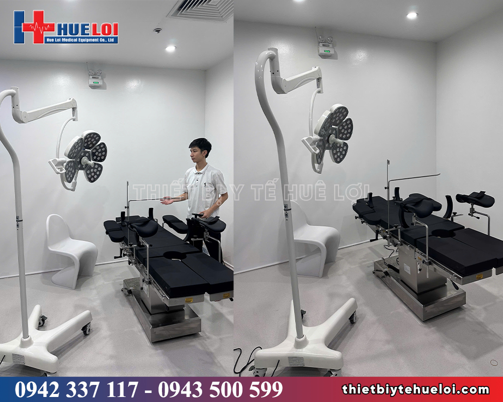 bàn mổ đèn mổ cao cấp giá rẻ cho phòng khám