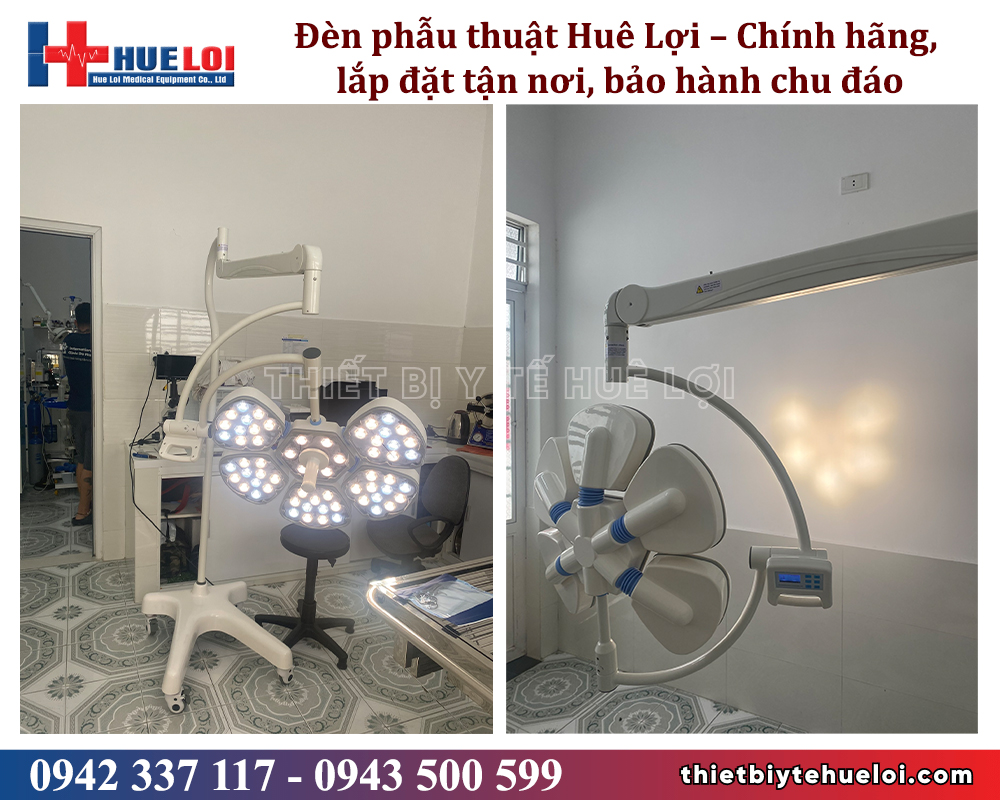 đèn mổ chính hãng có bảo hành cho phòng khám