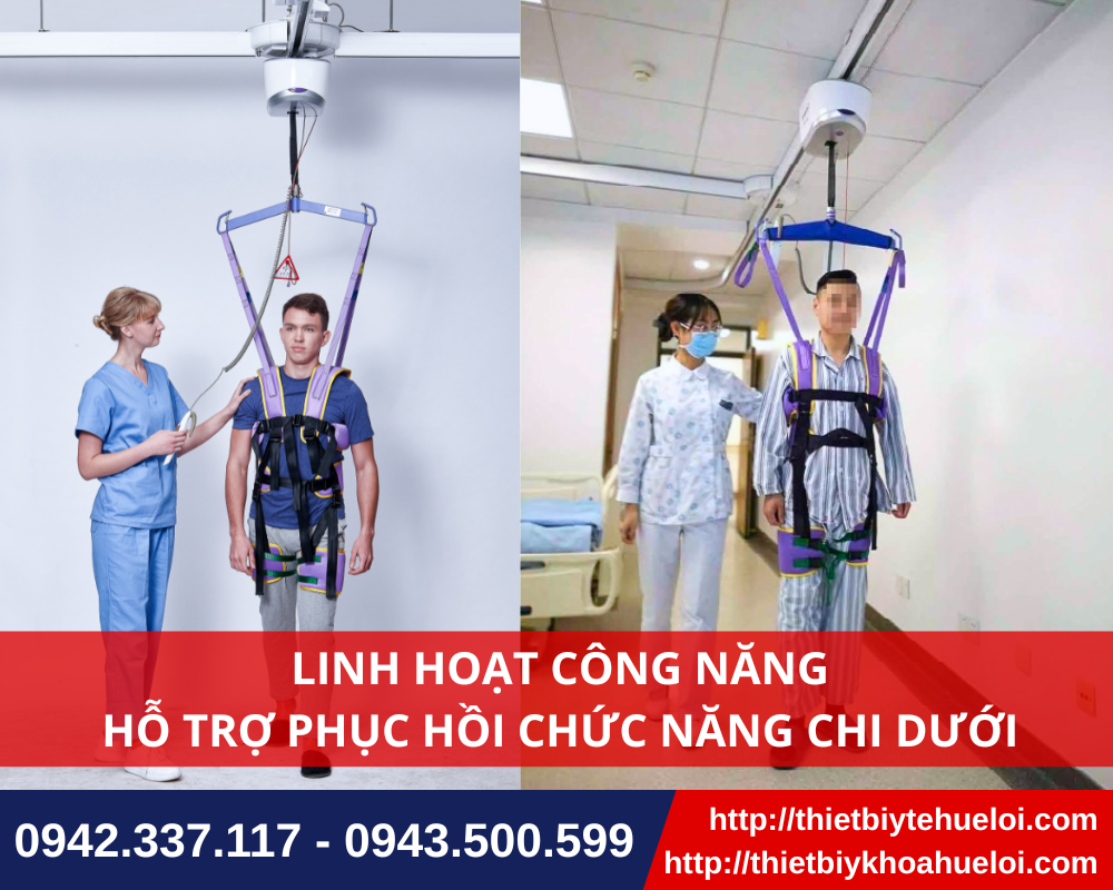 Chức năng tập đi phục hồi chức năng của sky track