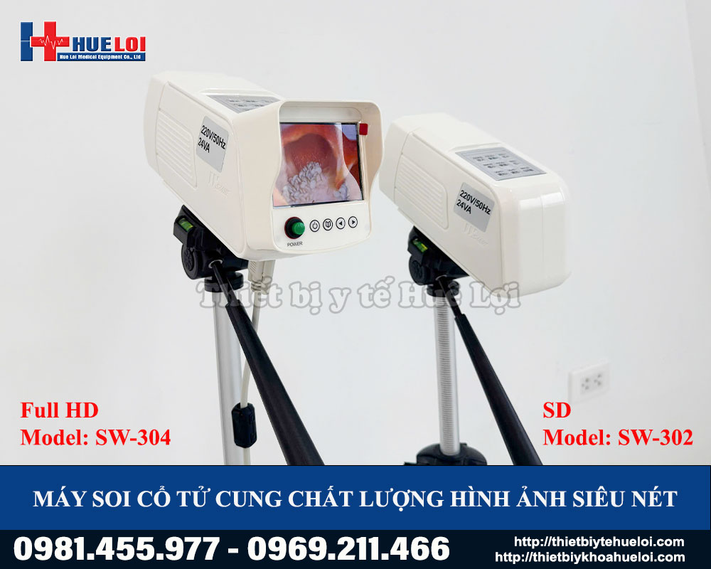 máy soi cổ tử cung SW-302 - đầu camera Sony 1/4 inch 800.000 pixels