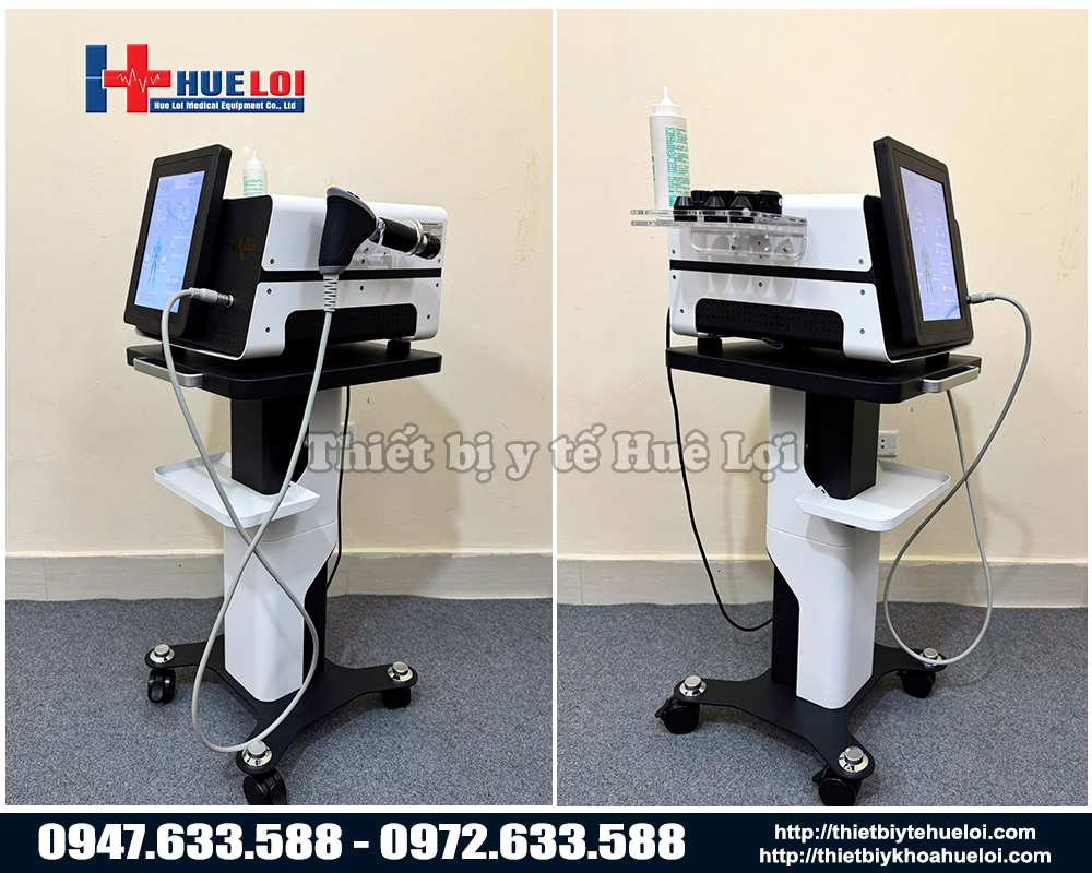 Thiết kế máy xung kích trị liệu Texua hiện đại