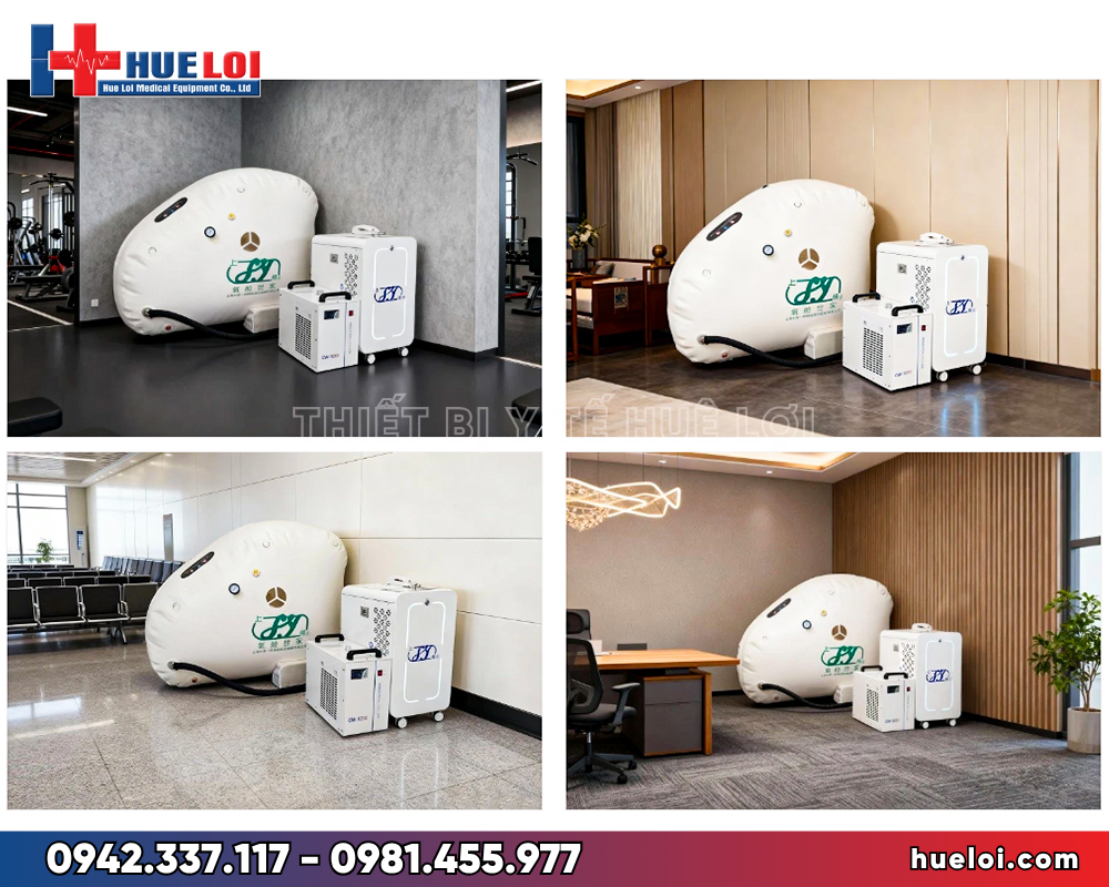 Buồng oxy tăng áp kiểu ngồi dạng chữ C