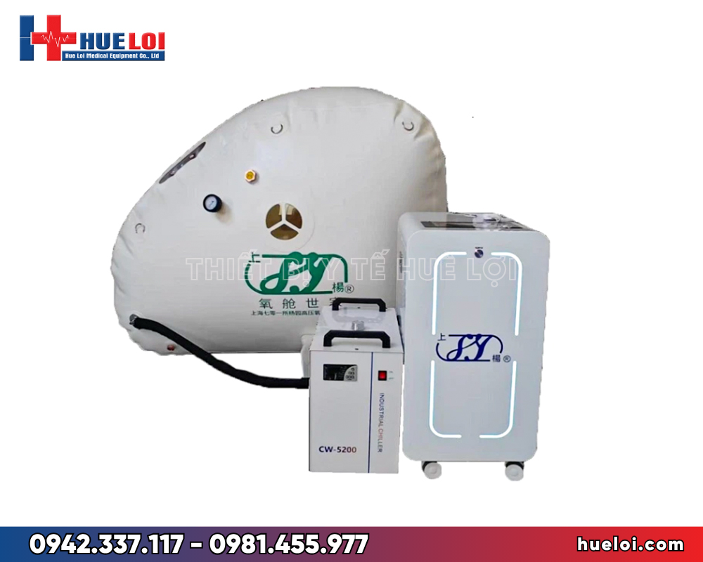 buồng oxy dạng chữ C vỏ mềm 1 người - ảnh toàn cảnh