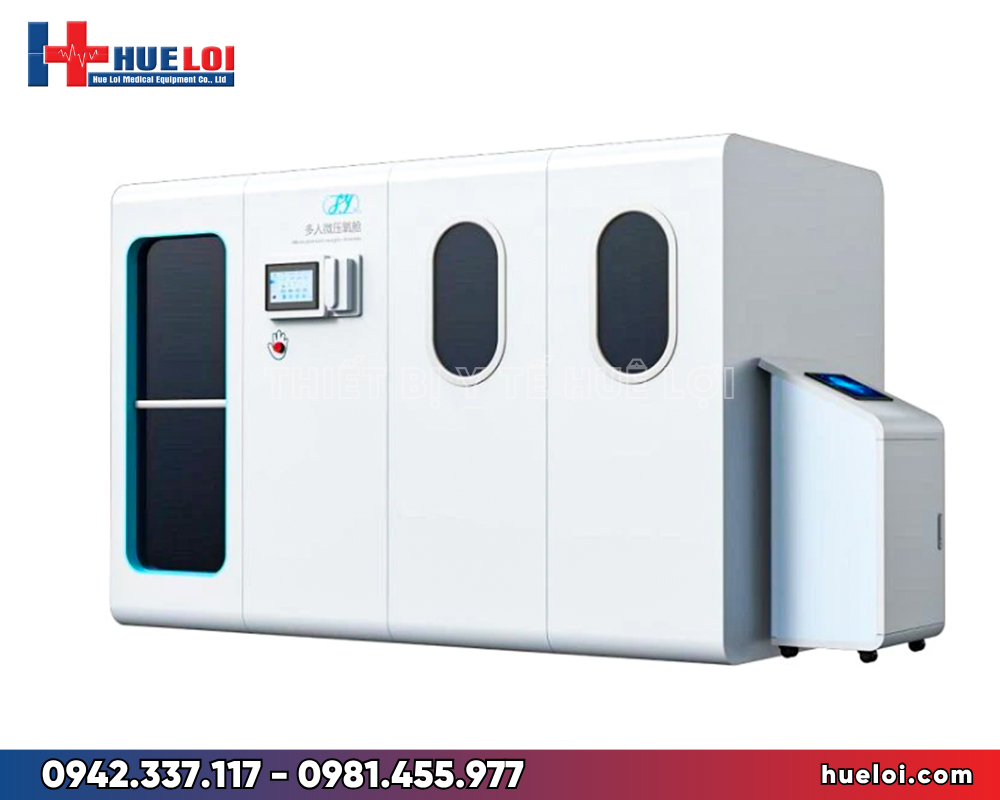 Buồng oxy tăng áp nhẹ vỏ cứng dành cho 1 - 4 người