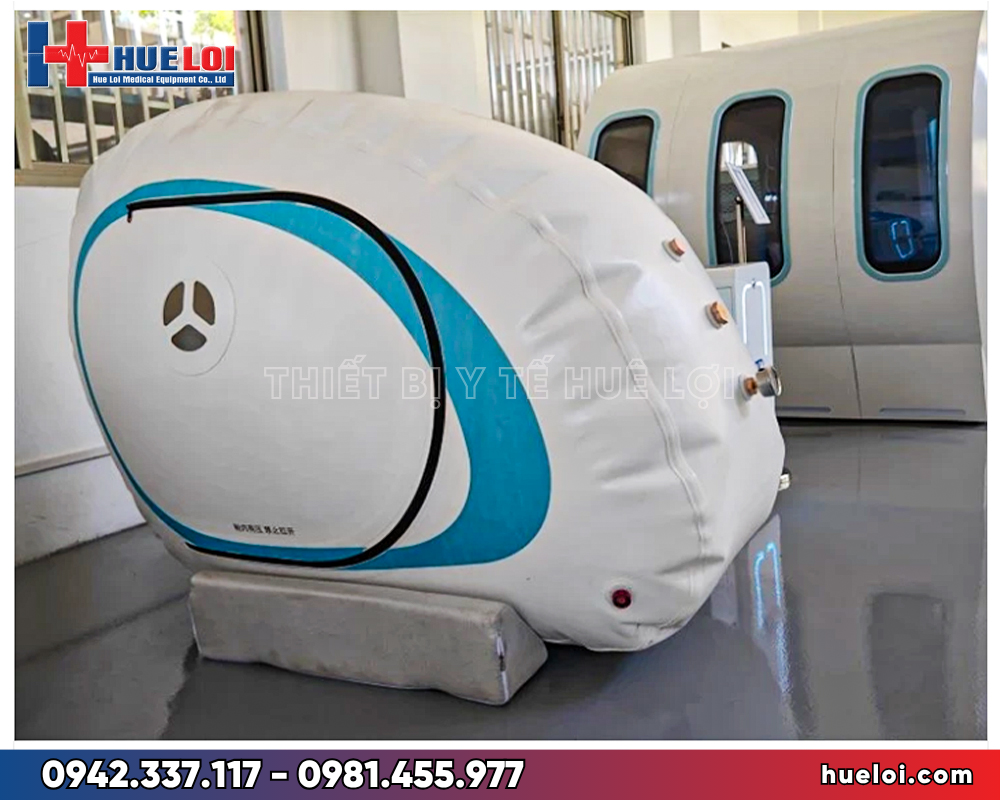 Buồng oxy tăng áp vỏ mềm dạng ngồi