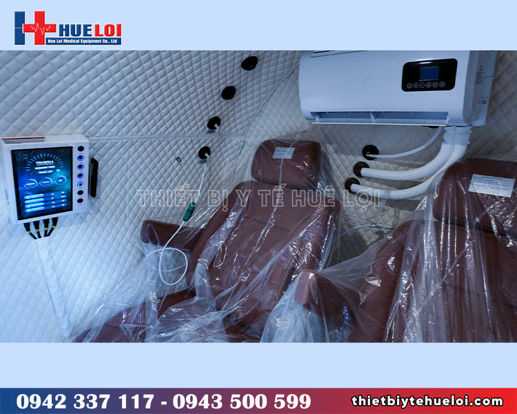 Buồng oxy tăng áp vỏ cứng nhiều người ngồi