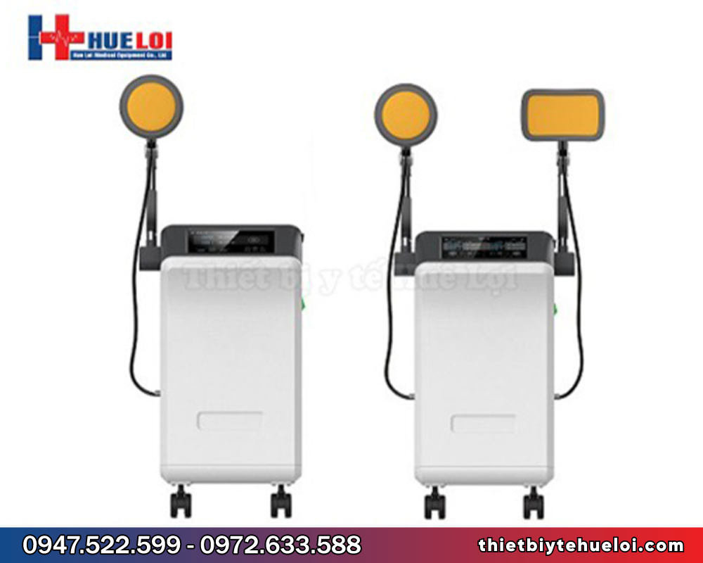 máy vi sóng trị liệu hai đầu phát