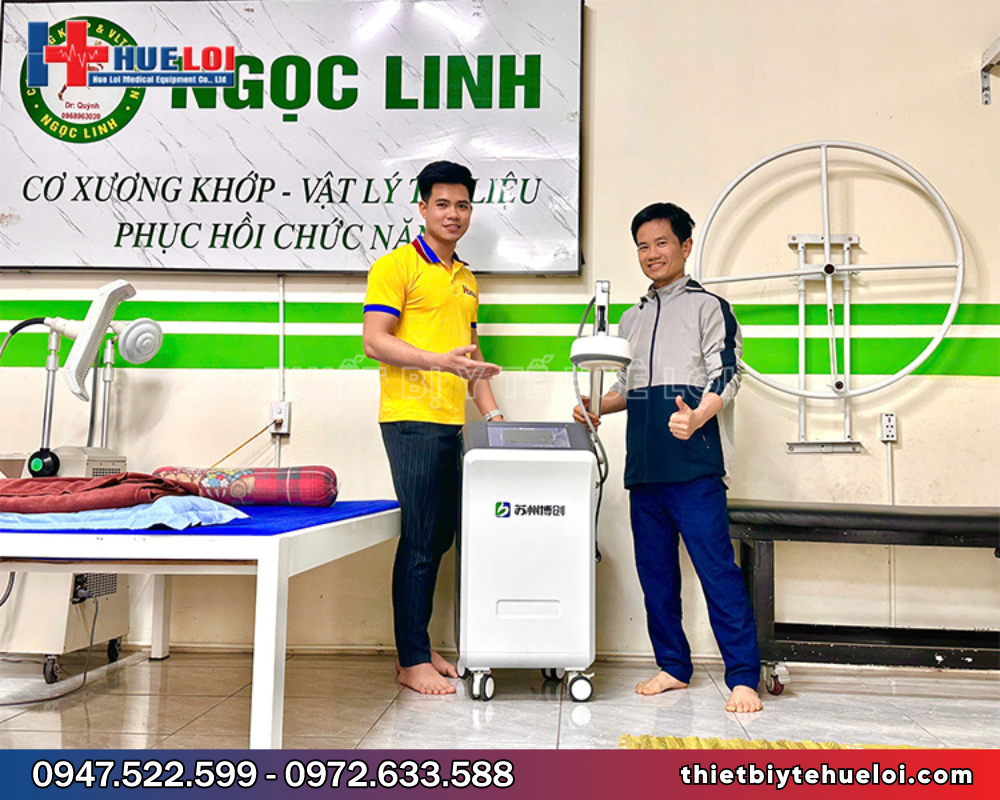 máy vi sóng trị liệu cho phòng khám