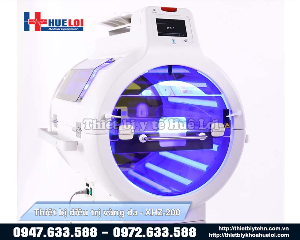 thiết bị chiếu vàng da