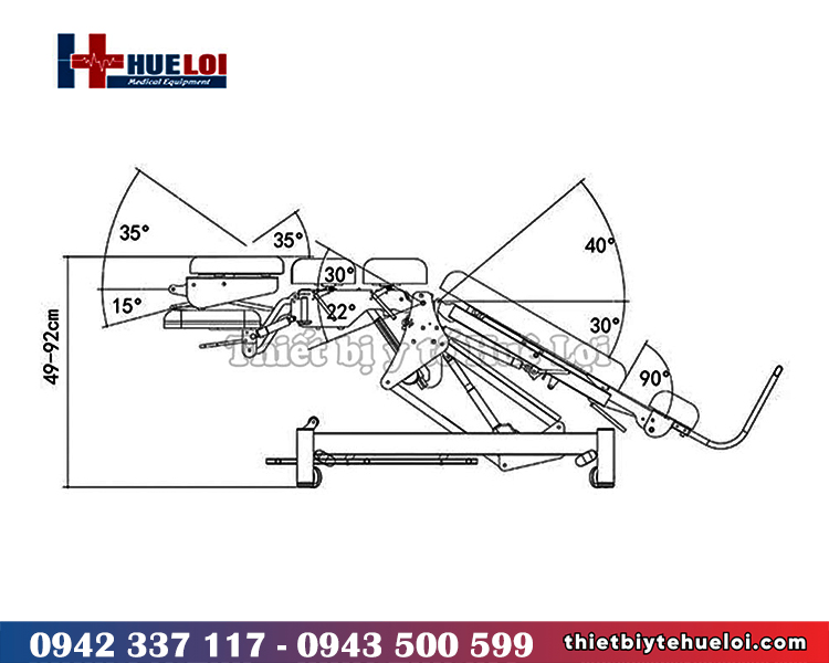 Giường nắn chỉnh cột sống cao cấp EL07