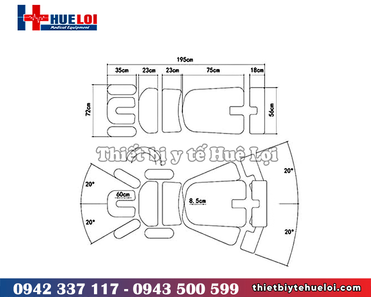 Giường nắn chỉnh cột sống cao cấp EL07