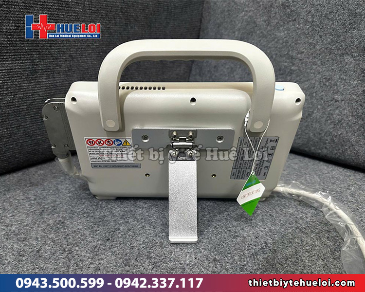 mặt sau máy siêu âm cầm tay màn hình cảm ứng p10