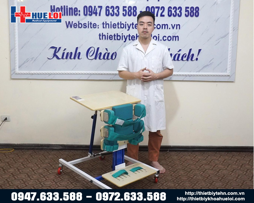 thiết bị tập đứng cho trẻ bại não