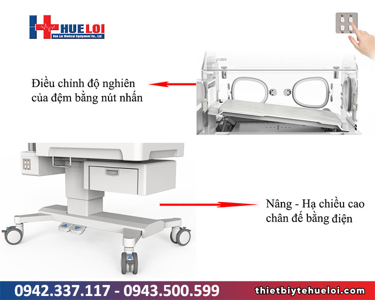 thiết bị ủ ấm chăm sóc trẻ sơ sinh cao cấp