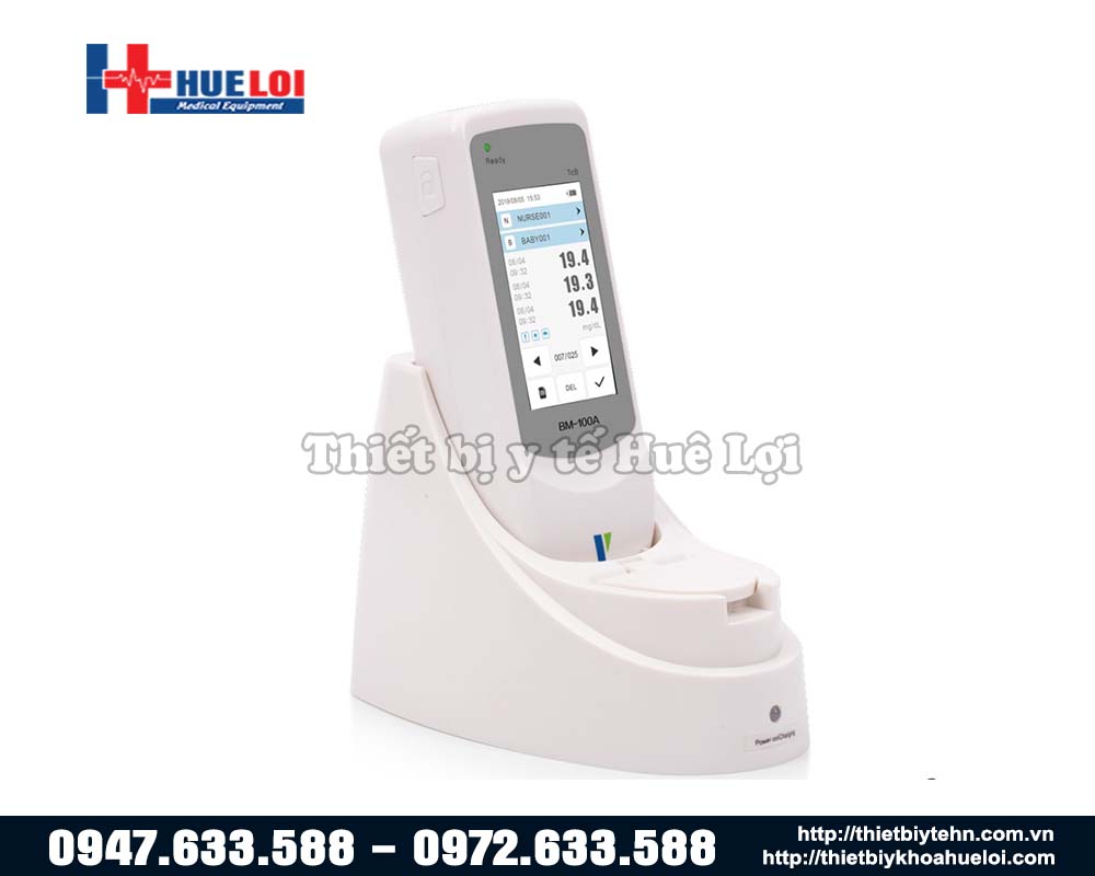 máy đo bilirubin qua da cho trẻ em