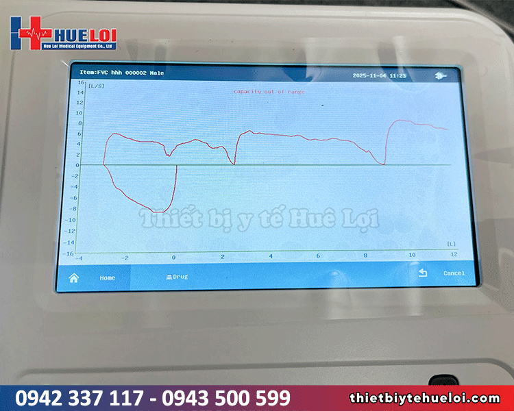 Máy đo phế rung kế giá rẻ CONTEC SP100