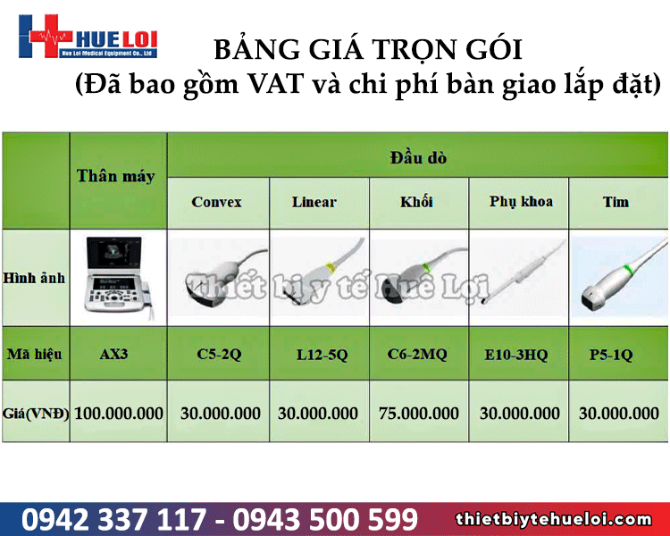 giá máy ax3 chi tiết