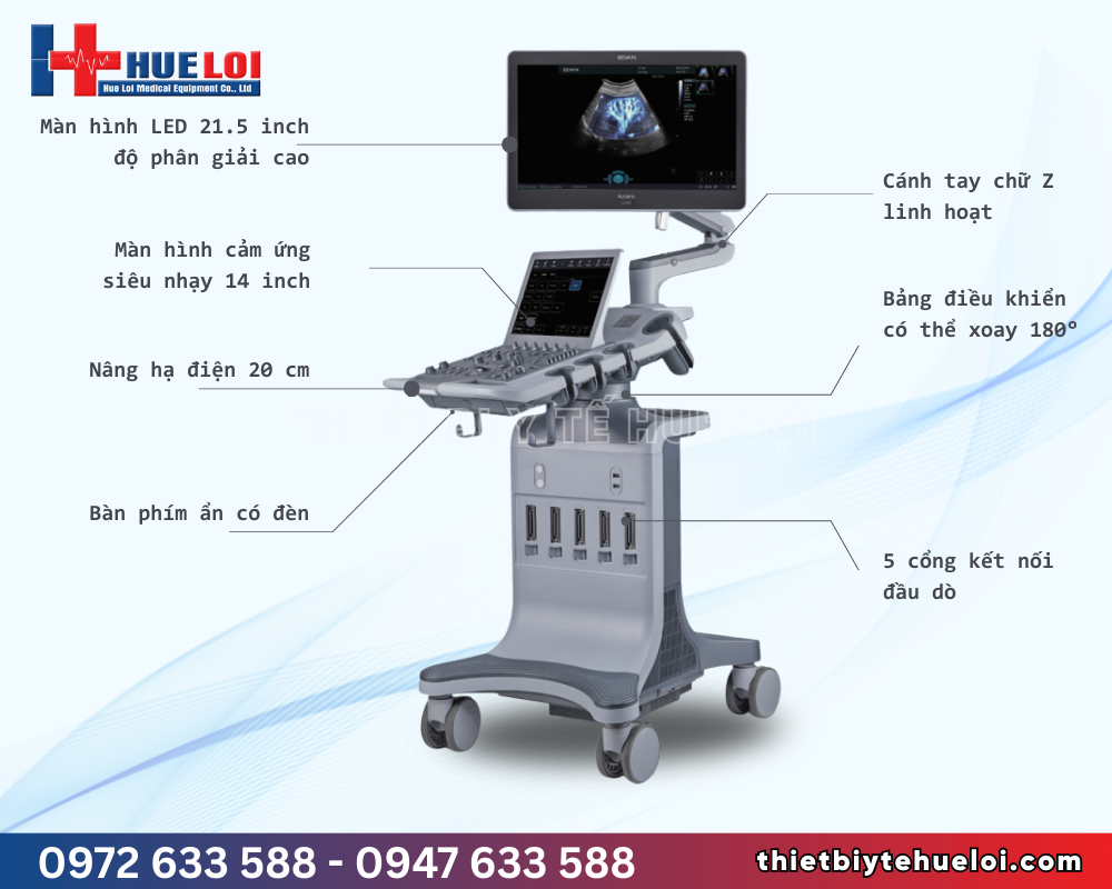 máy siêu âm bàn đẩy giá rẻ